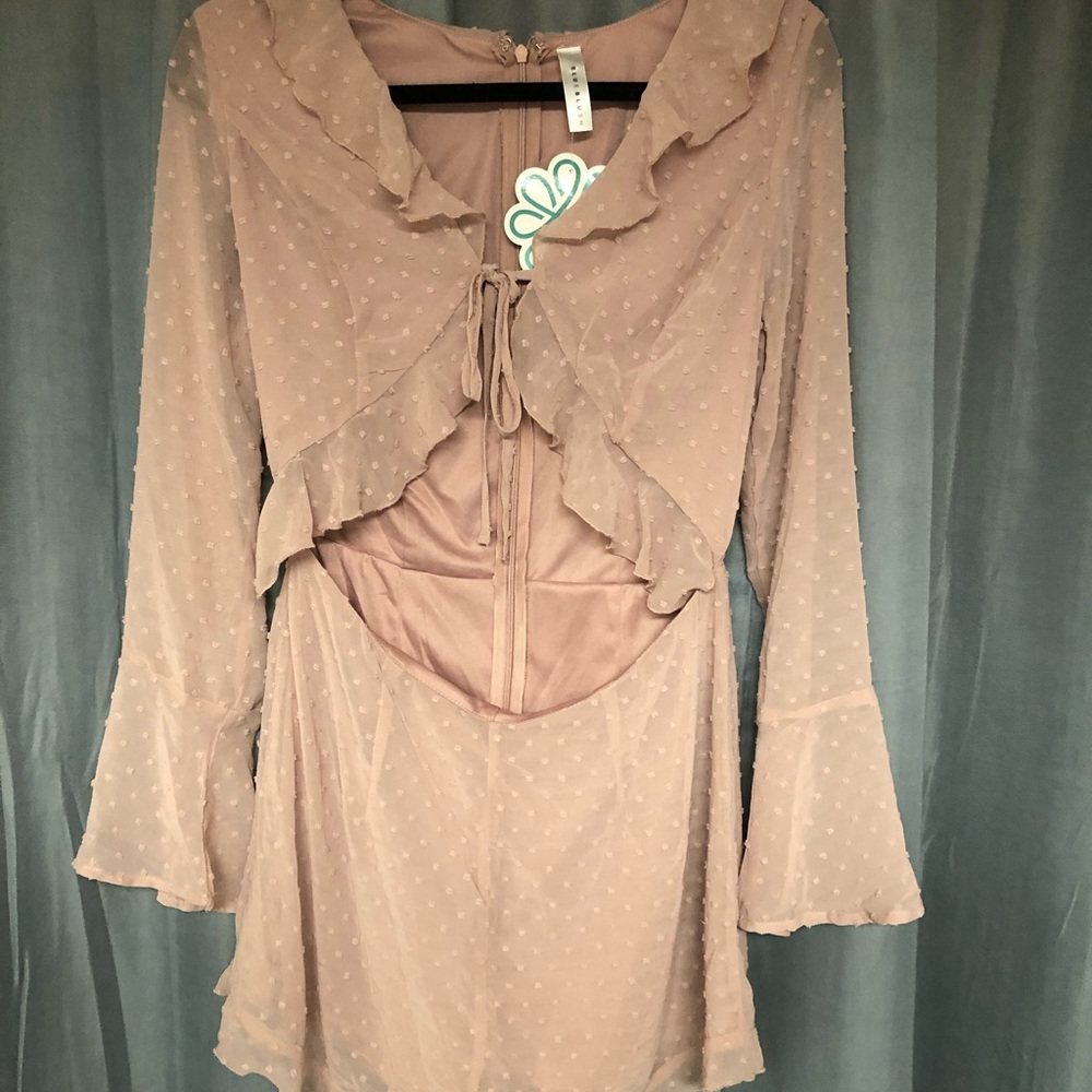 Shop Hopes A Fresh Start Romper in Mauve